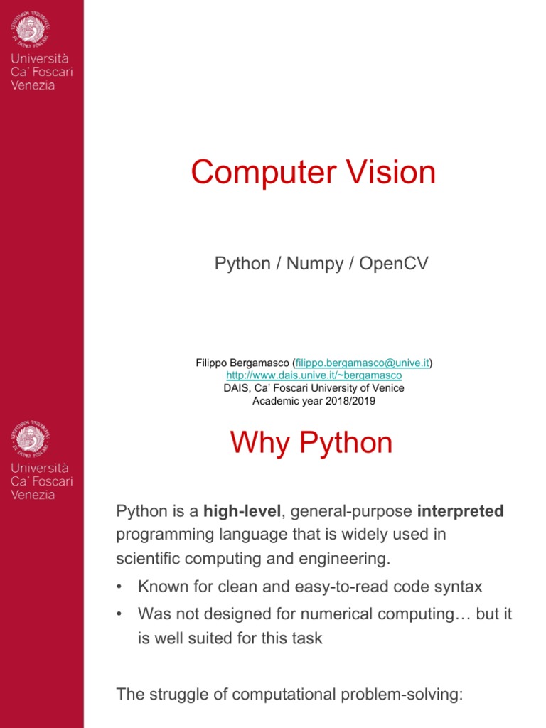 Lab Python Numpy Opencv | PDF | Matrix (Mathematics) | Array Data Structure