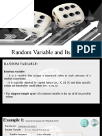 3 Random Variable and Its Support