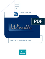Notice Dinformation - Epargne Winalto 5133