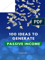 100 Ideas To Generate Passive Income