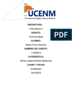 Asignatura: Asunto: Alumno: Numero de Cuenta: Catedrática: Lugar Y Fecha