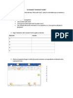 Actividades Microsoft Word