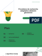 Procédure de Recherche Adaptative Aléatoire Gloutonne