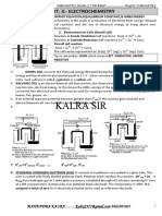 Electrochemistry, Kalra Sir's Notes