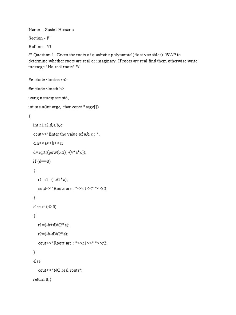 Sushilcpp | Download Free PDF | Inheritance (Object Oriented ...