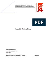 Tarea. 11. - Política Fiscal 349516