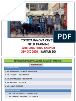 Innova Crysta Training Archana Tyres, Kanpur