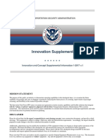 TSA - Innovation Supplement