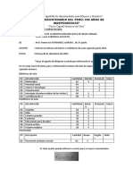 Informe #11 Inventario de 2º Grado 2021