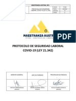 Protocolo de Seguridad Laboral Covid