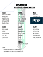 Daftar Piket Hmi