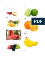Frutas y sistemas del cuerpo humano