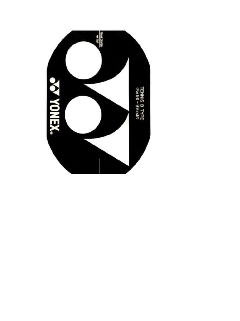 Yonex Stencil PDF