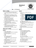 Cambridge English Readers Level 5 Better Late Than Never Worksheet