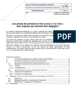 Prises de Pression Et Mises À L Air Libre Des Organes Qui Doivent Être Dégagés - Original