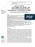Lean Six Sigma For Small-And Medium-Sized Manufacturing Enterprises: A Systematic Review