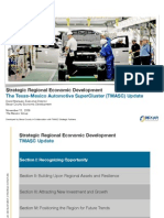 Strategic Regional Economic Development: The Texas-Mexico Automotive Supercluster (Tmasc) Update