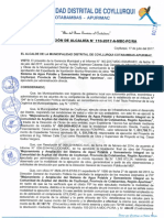 Resolucion de Alcaldia #110-2017-A-Mdc-Pc-Ra PDF