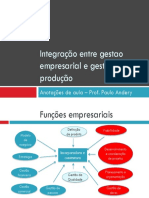 Integração gestão produção