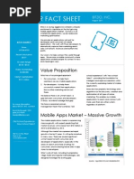 Bitzio Investor Fact Sheet