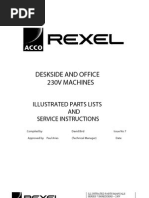 Download Service and Parts Manual Rexel Shredder 250-1150-1250 by Raltec Ltd SN62166812 doc pdf