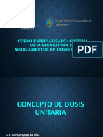 Sistema de dispensación de medicamentos en dosis unitaria
