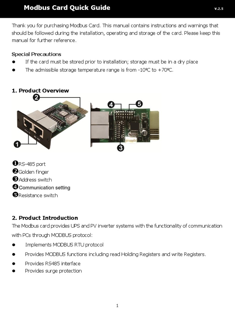 Teledyne Api Modbus Manual Pn 06276