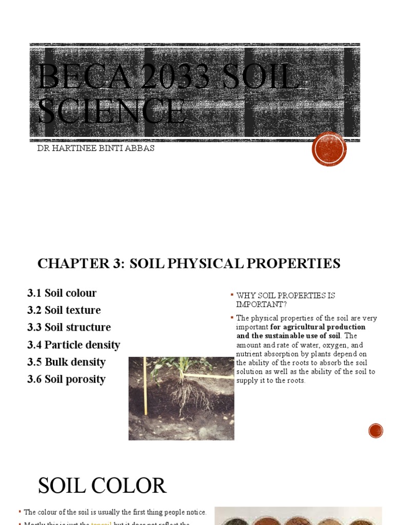 Soil Physical Properties Pdf