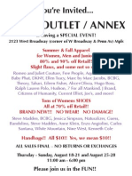 Opitz Outlet / Annex: You're Invited..