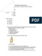 Estudo Dirigido - Anatomia Geral - V2