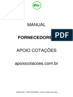 Manual Fornecedor