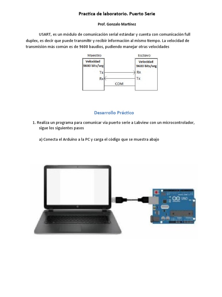 Practica7 Arduino Serie | PDF