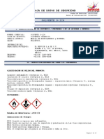 Hoja de Datos de Seguridad: Solvente S-124