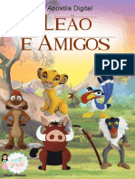 Leão e Amigos - Feltro de Coração