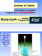 Molarity - Molality and Dilutions