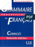 Dokumen - Tips Grammaire Progressive Du Francais Intermediare Corrigespdf 2003