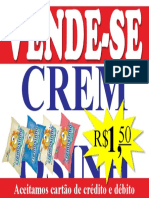 Pagamento CREM parcelado cartão crédito