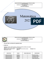 Plan de Área Matemáticas 2023