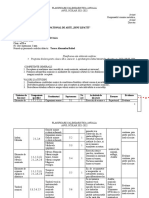 Planificare Liceu CL IX - 1h - 1saptamana