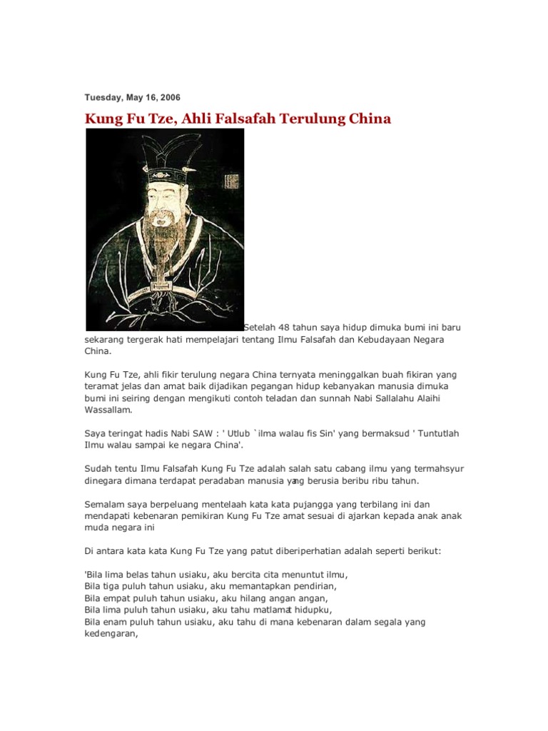 Kung Fu Tze Pdf Konfusius Konfusianisme