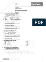 UNIT 3 EXERCISES - Simple Past