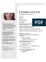 CV - Fátima Zucco, Acutalizado