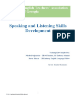 Speaking and Listening Skills Development