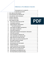 Definiciones-Parametrizacion-Procesos SAP PS