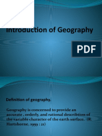 Introduction of Geography 1