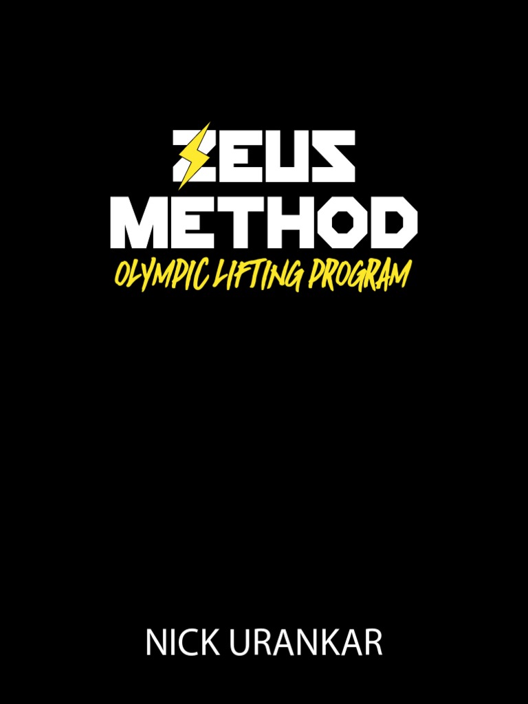 3-Day Olympic Weightlifting Program | PDF | Hobbies | Management Of Obesity