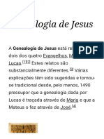 Genealogia de Jesus - Wikipédia, A Enciclopédia Livre