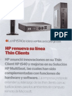 HP Renueva Su Línea Thin Client