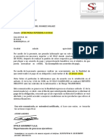 Carta de Aviso Pre Reporte Carlos Suarez