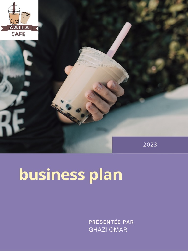 Business Plan AAILA Café Bubble Tea | PDF | Thé | Boisson